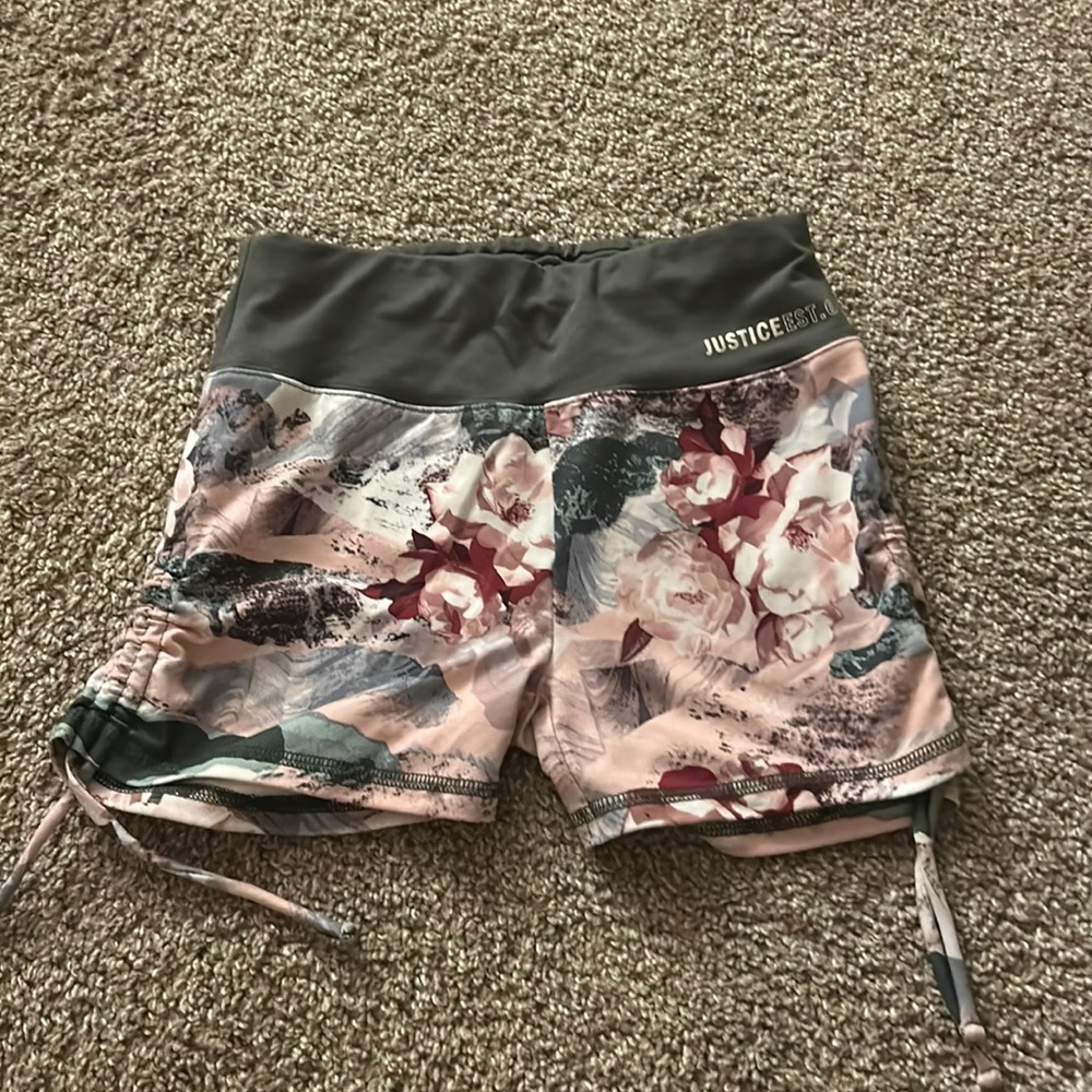 cute flower shorts from justice for your kiddos or for my girlys